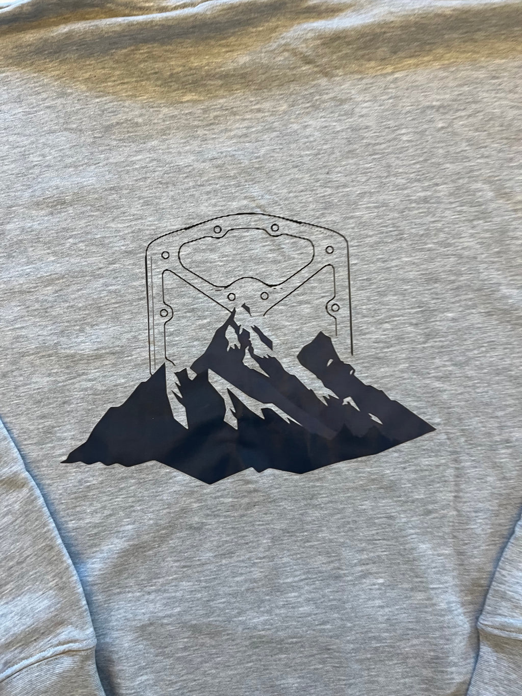 Grey mountain hoodie