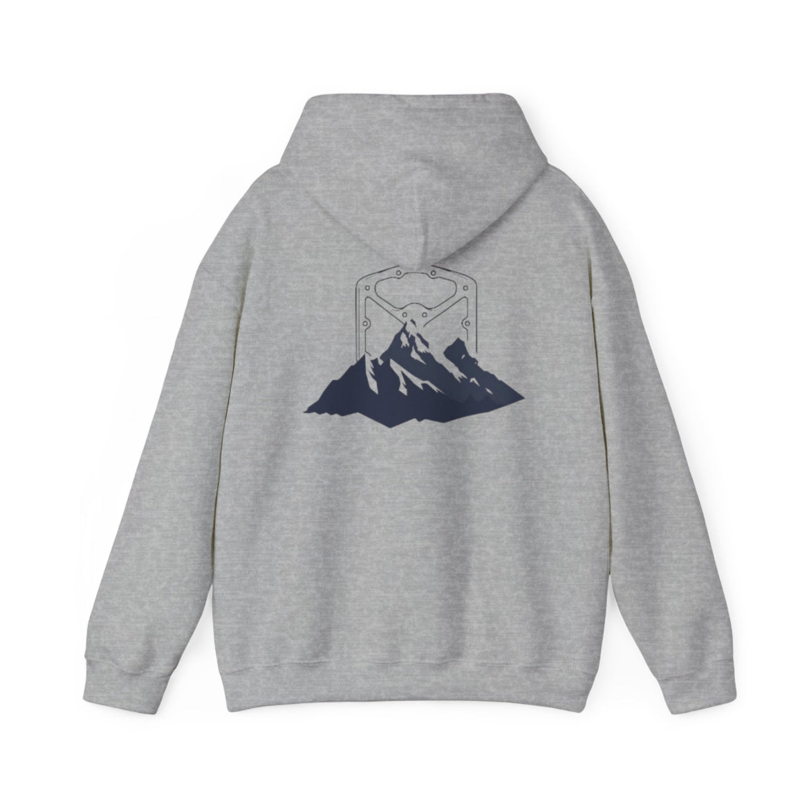 Grey mountain hoodie