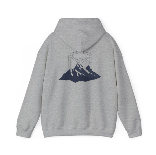 Grey mountain hoodie